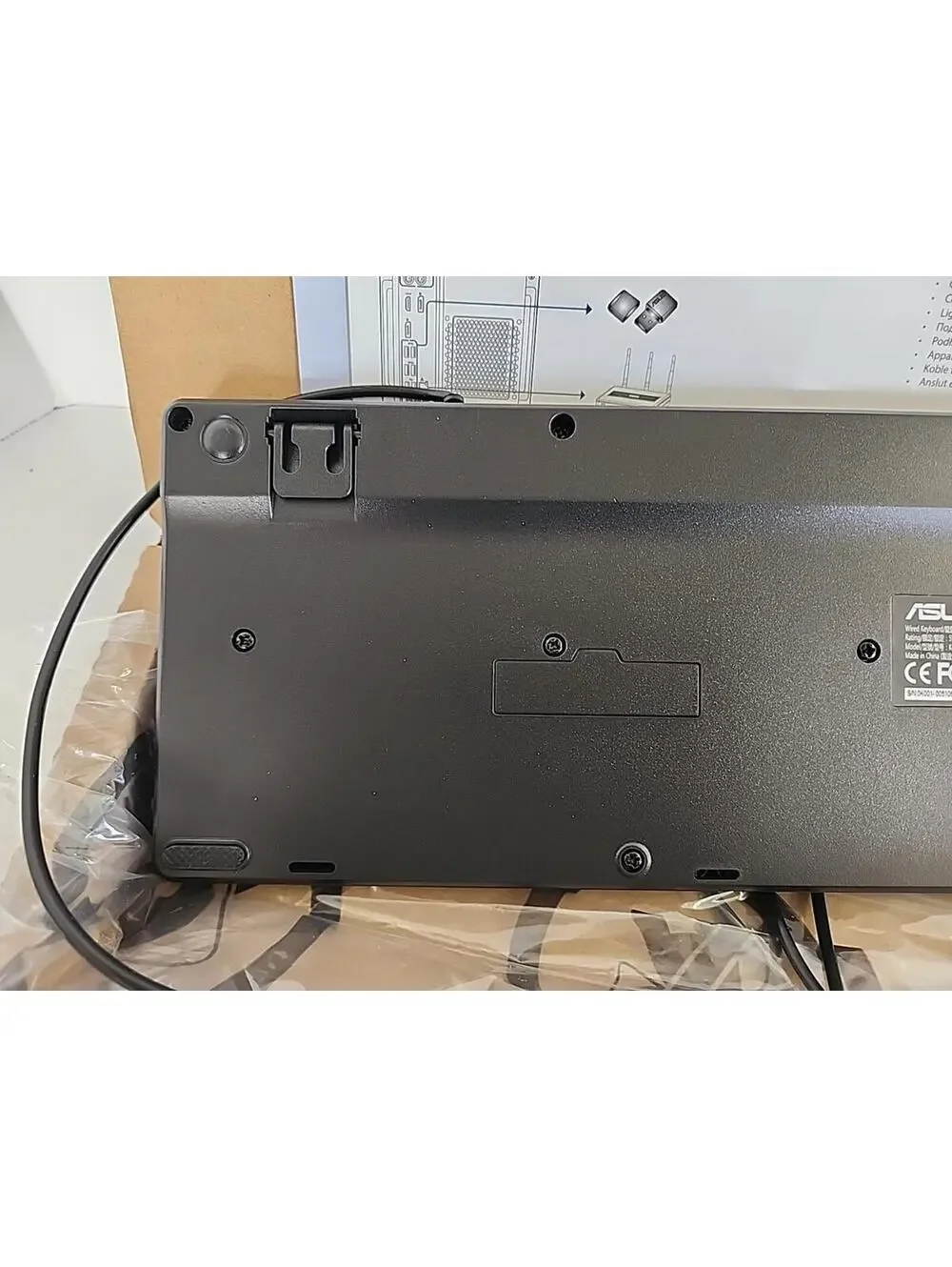 Asus Wired Keyboard Black Model K49